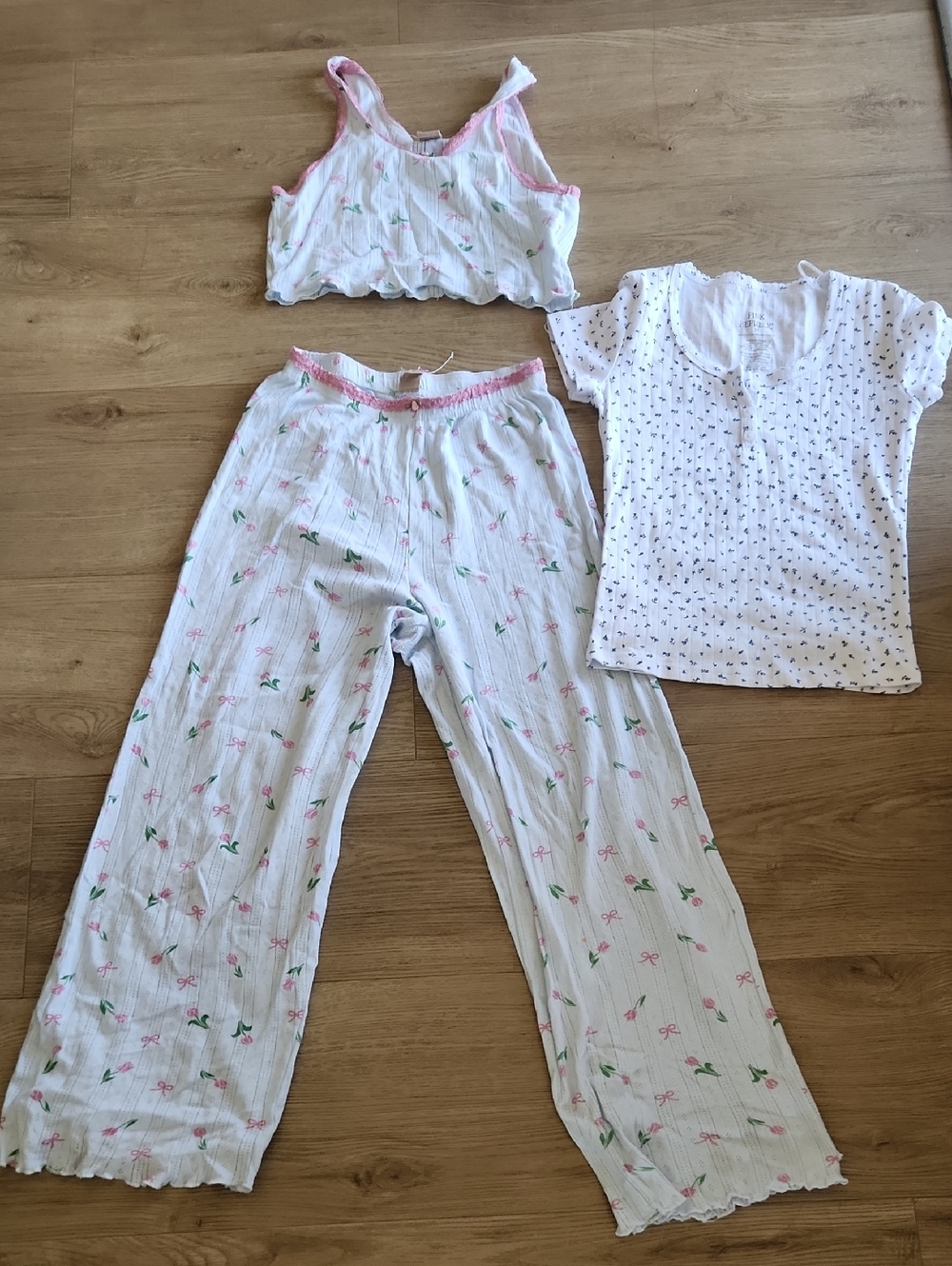 Bundle Of Pijama Set And Shirt